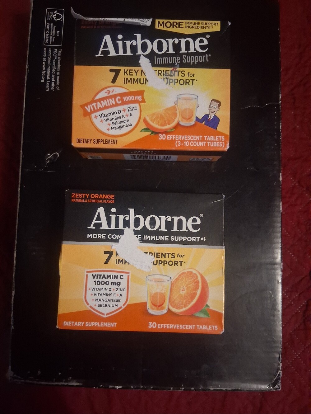 2 - 30 Tablet Boxes of Airborne Immune Support